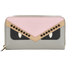 Fendi Monster Eyes Long Wallet, front view